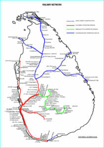 Sri Lanka Railway Network - Railway Transportation System of Sri Lanka