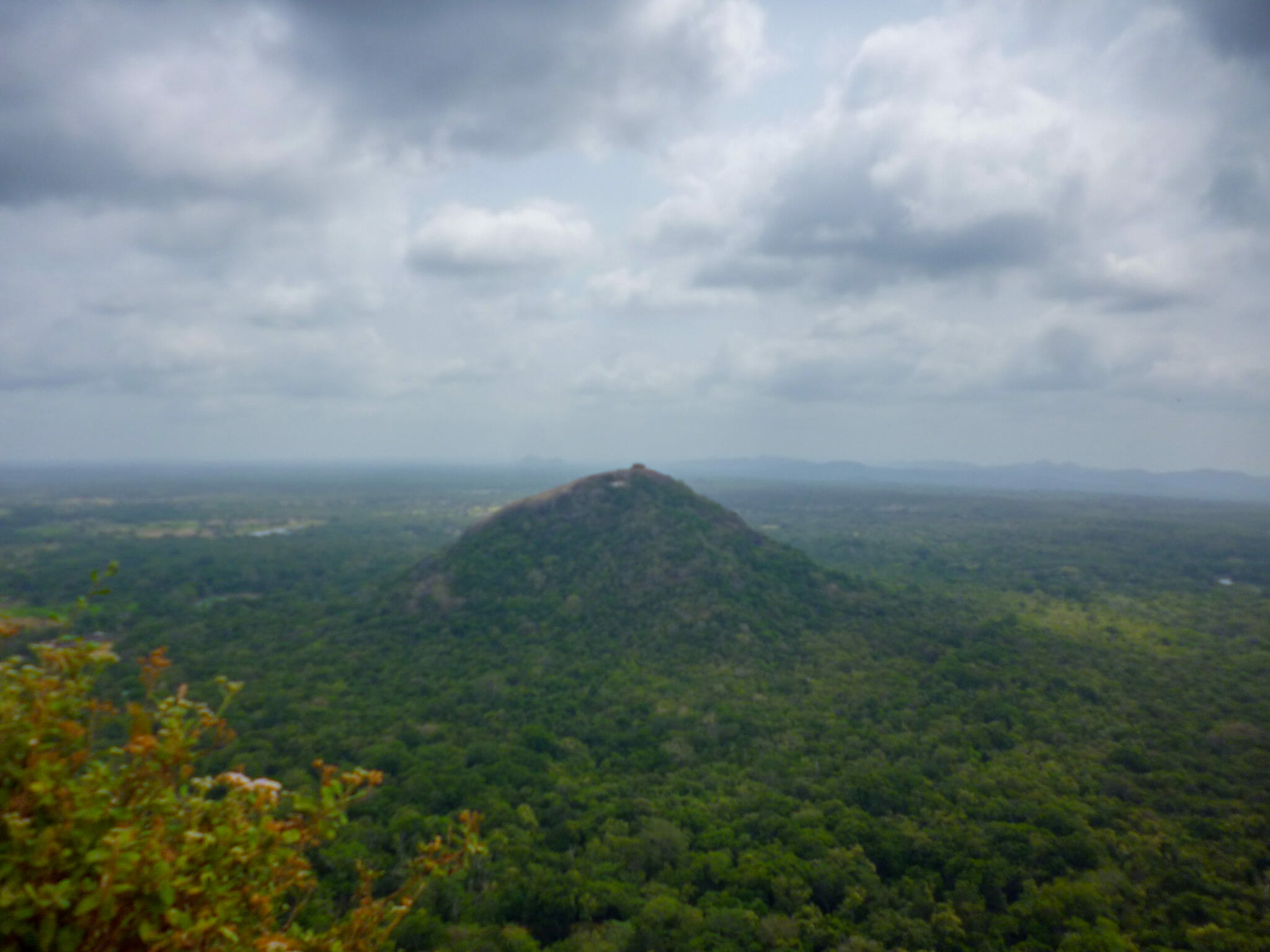 Pidurangala Rock from Sigiriya